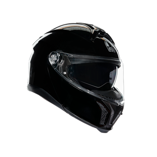 Agv Tourmodular Solid Mplk Black Çene Açılır Kask