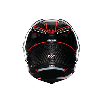 Agv Pista GP RR Mplk Performance Carbon Blk Red Kapalı Kask