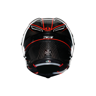 Agv Pista GP RR Mplk Performance Carbon Blk Red Kapalı Kask