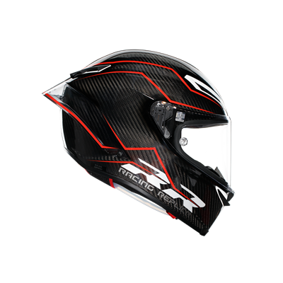 Agv Pista GP RR Mplk Performance Carbon Blk Red Kapalı Kask