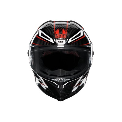 Agv Pista GP RR Mplk Performance Carbon Blk Red Kapalı Kask