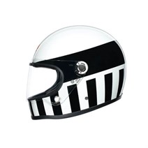 Agv X3000 Multi Invictus White Black Kapalı Kask