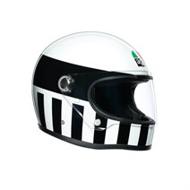Agv X3000 Multi Invictus White Black Kapalı Kask