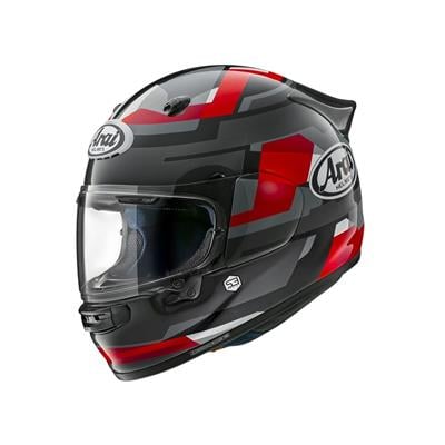 Arai Quantic Abstract Red Kapalı Kask