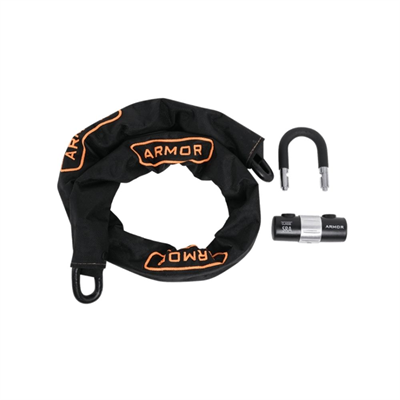 Armor 812 MV 12mmx120 Cm Çelik Zincir + U Bar