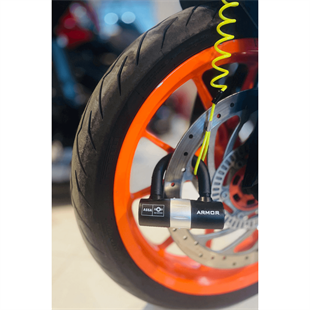 Armor Military Serisi Dövme Çelik Zincir Kilit (14mm*1.8mt) + U Bar Kilit