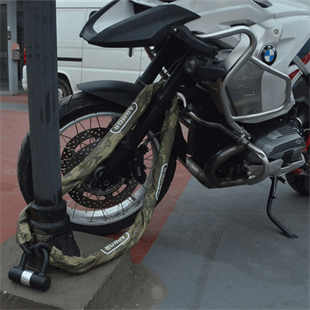 Armor Military Serisi Dövme Çelik Zincir Kilit (14mm*1.8mt) + U Bar Kilit