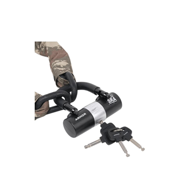 Armor Military Serisi Dövme Çelik Zincir Kilit (10mm*1.8 mt)