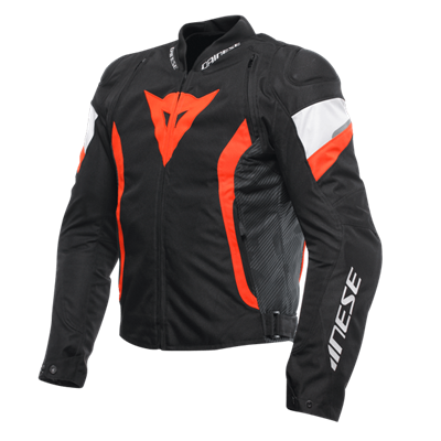 Dainese Avro 5 Black Red Fluo White Tekstil Mont