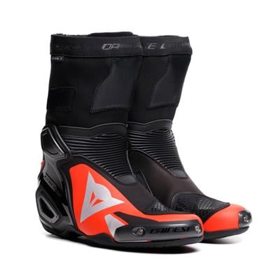 Dainese Axial 2 Black Red Fluo Deri Bot