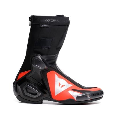 Dainese Axial 2 Black Red Fluo Deri Bot