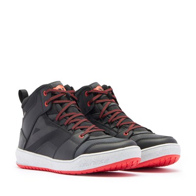Dainese Suburb Black White Red Lava D-Wp Ayakkabı