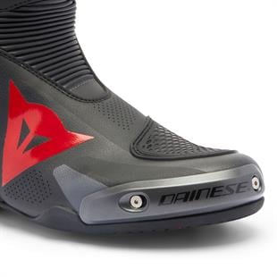 Dainese Axial 2 Air Black Red Fluo Deri Bot