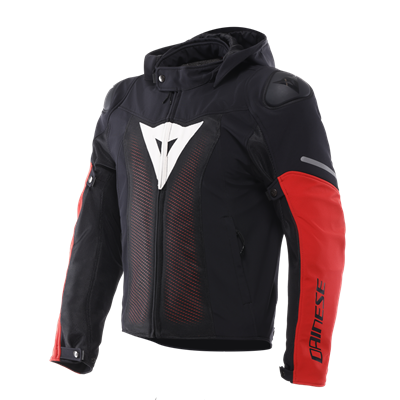 Dainese Super Sprint Black White Red Air Tekstil Mont