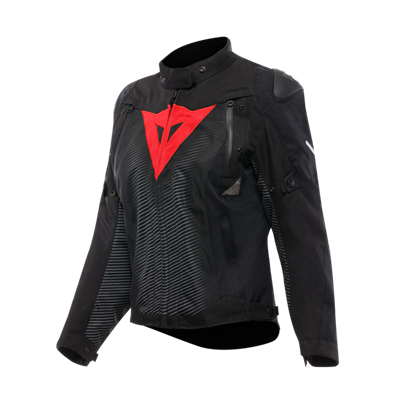 Dainese Super Sprint Black Red Lava D-Dry Kadın Mont