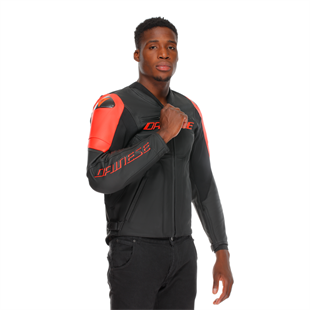 Dainese Racing 5 Black Red Fluo  Deri Mont