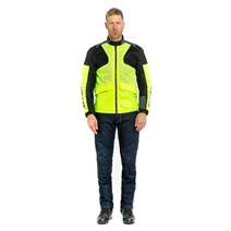 Dainese Air Tourer Fluo Yellow Ebony Black Tekstil Mont 