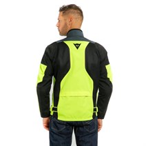 Dainese Air Tourer Fluo Yellow Ebony Black Tekstil Mont 
