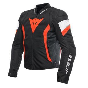 Dainese Avro 5 Black Red Fluo White Tekstil Mont