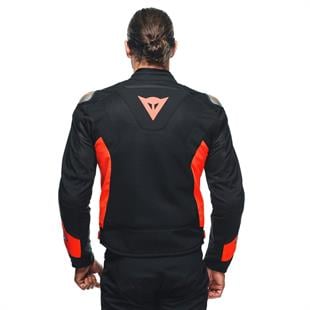 Dainese Energyca Air Black Fluo Red Tekstil Mont