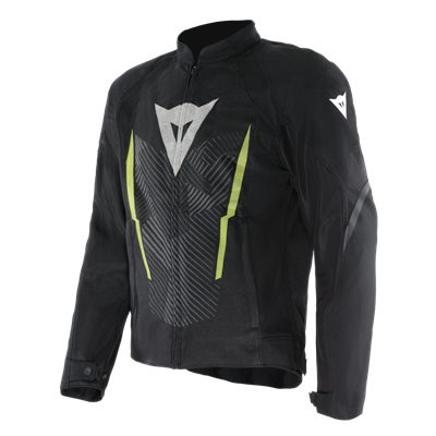 Dainese Herosphere Black White Yellow Fluo Air Tekstil Mont