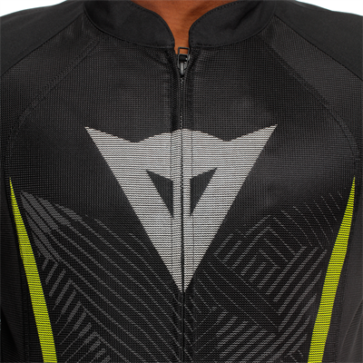 Dainese Herosphere Black White Yellow Fluo Air Tekstil Mont