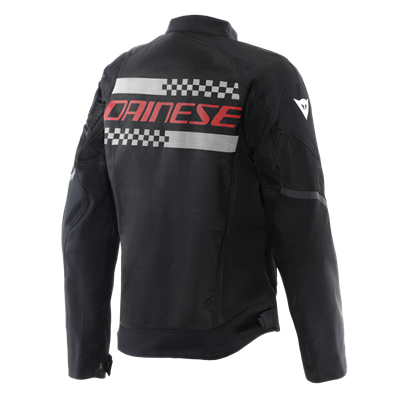 Dainese Herosphere Black White Stripes Red Air Tekstil Mont
