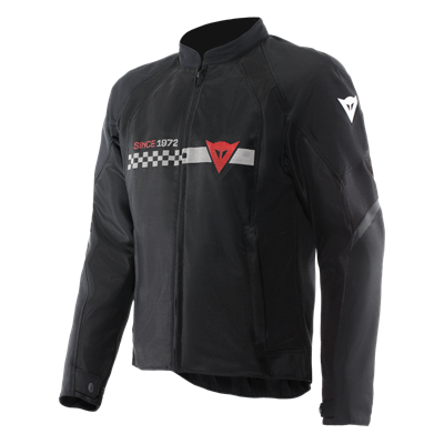 Dainese Herosphere Black White Stripes Red Air Tekstil Mont