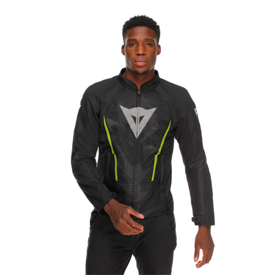 Dainese Herosphere Black White Yellow Fluo Air Tekstil Mont