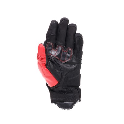 Dainese Reacto Carbon Black Red Lava Short Deri Eldiven