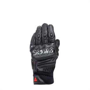 Dainese Carbon 4 Black Kısa Deri Eldiven