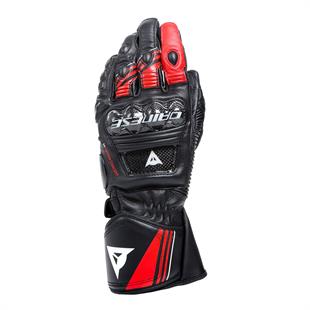 Dainese Druid 4 Black Lava Red White Deri Eldiven