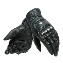 Daınese 4-Stroke 2 Black Deri Eldiven