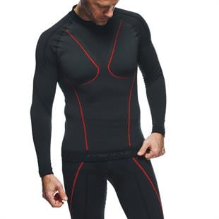 Dainese Ls Black Red Termal Üst İçlik