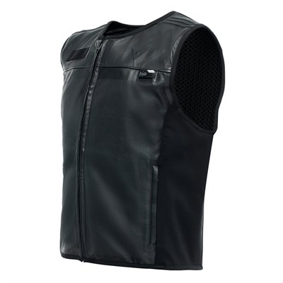 Dainese Smart Jacket Black Deri Airbag Yelek 