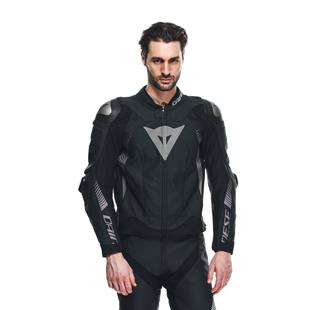 Dainese Super Speed 4 Black Matt Charcoal Gray Deri Mont
