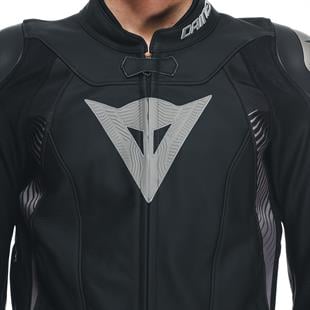Dainese Super Speed 4 Black Matt Charcoal Gray Deri Mont