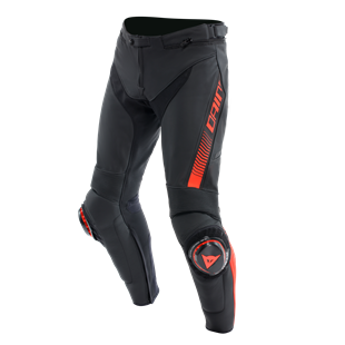 Dainese SuperSpeed Black Red Deri Pantolon