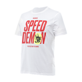 Dainese Knee Down Brillant White T-Shirt