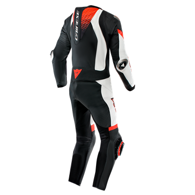 Dainese Laguna Seca 6 Perf Lthr Blk White Red Fluo Tulum