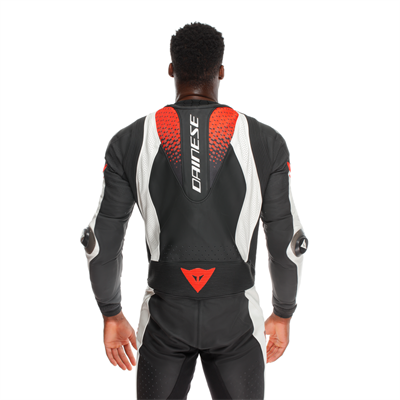 Dainese Laguna Seca 6 Perf Lthr Blk White Red Fluo Tulum