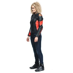Dainese Racing 4 Lady Deri Mont Black Fluo Red