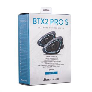 Midland BTX2 Pro S LR Bluetooth Intercom (Çift)