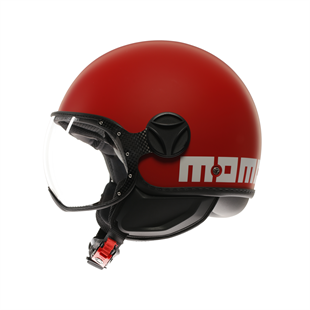 Momodesign Fgtr Classic Candy Matt Red White Açık Kask