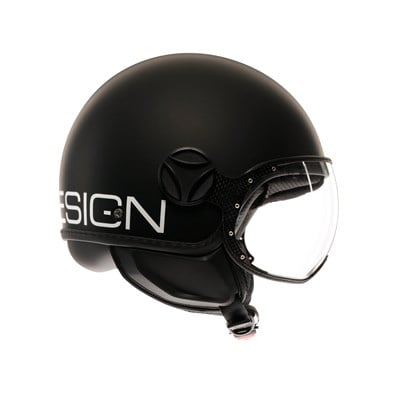 Momodesign Fgtr Classic Mono Matt Black White Açık Kask