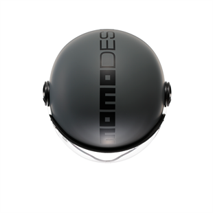 Momodesign Fgtr Classic Mono Matt Grey Black Açık Kask