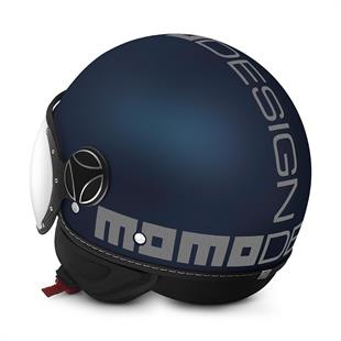 Momodesign Fgtr Evo Mono Matt Blue Silver Açık Kask