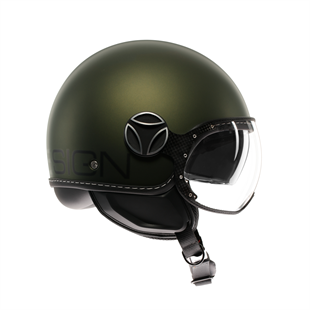 Momodesign Fgtr Evo Matt Green Black Açık Kask