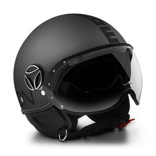Momodesing Fgtr Evo Mono Titanium Frost Black Açık Kask