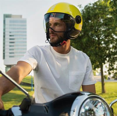 Momodesign Fgtr Classic Candy Yellow White Açık Kask